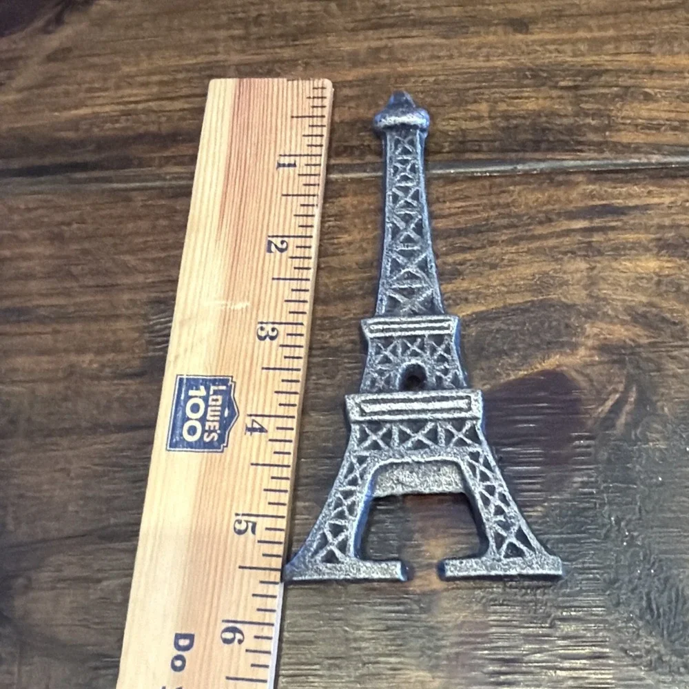 Small Cast Metal Eiffel Tower Beer Bottle Opener Handheld‎ Paris Decor